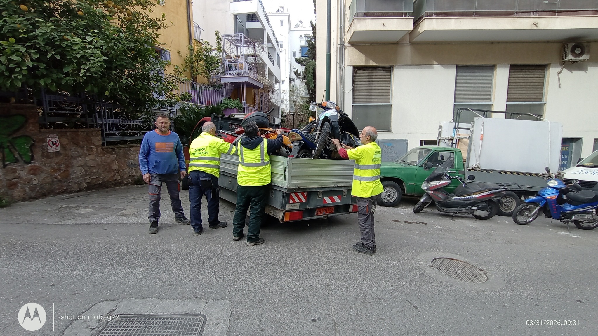 Συνεχίζονται οι απομακρύνσεις εγκαταλελειμμένων δικύκλων
