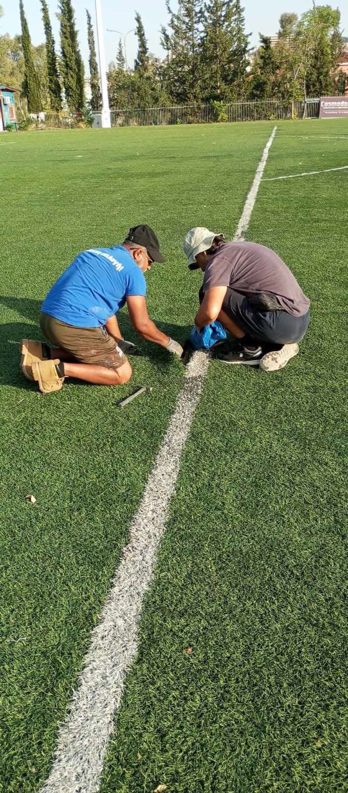 Ξεκίνησαν οι εργασίες αποκατάστασης και συντήρησης των γηπέδων στο Γουδί